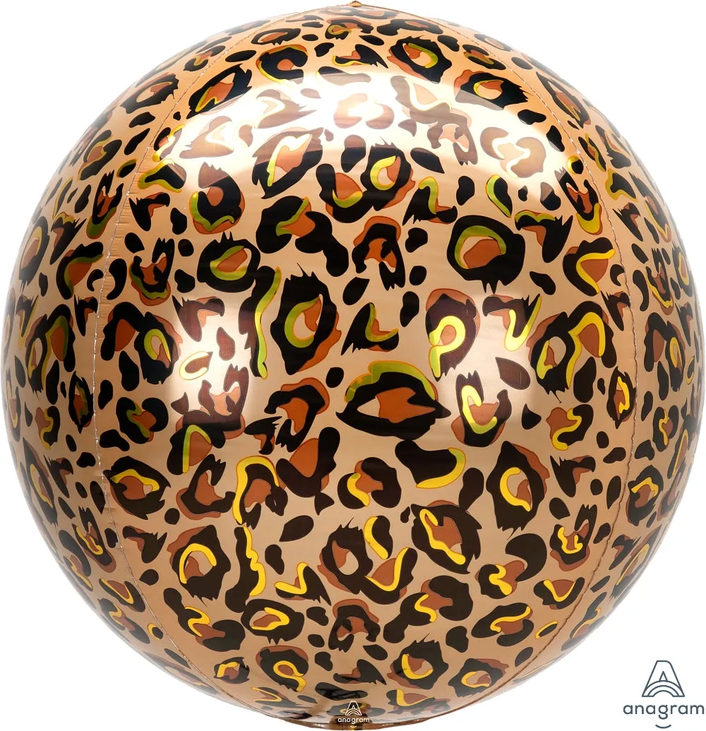 16" Anagram Animal Print Orbz® XL™  - Globe Shape | 1 Count