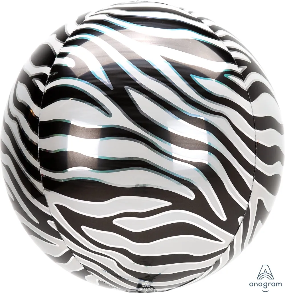 16" Anagram Animal Print Orbz® XL™  - Globe Shape | 1 Count