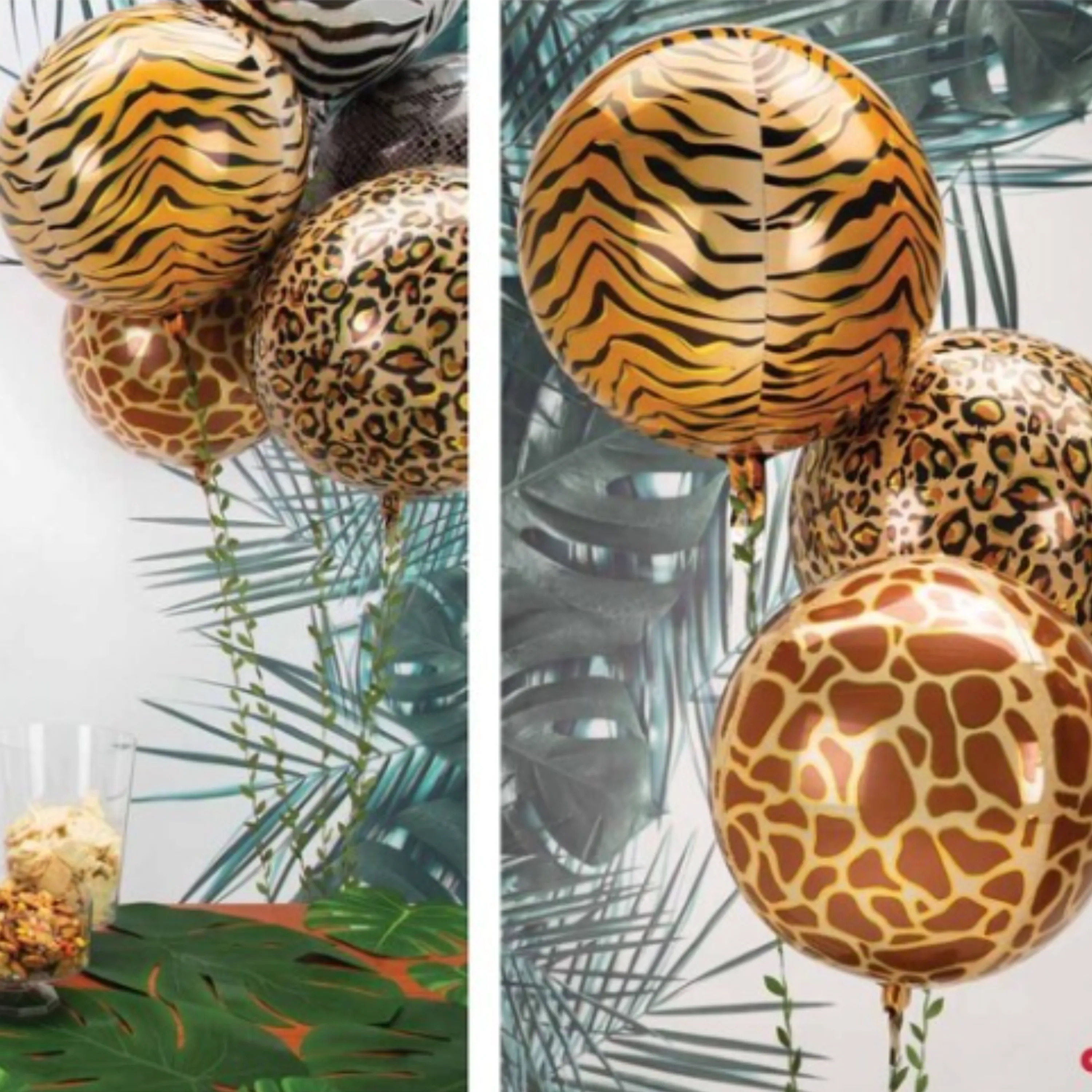 16" Anagram Animal Print Orbz® XL™  - Globe Shape | 1 Count