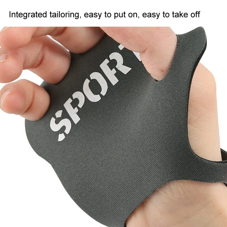 1pair Thin Sports Fitness Anti-Wear And Anti-Slip Palm Protector, Color: S Blue