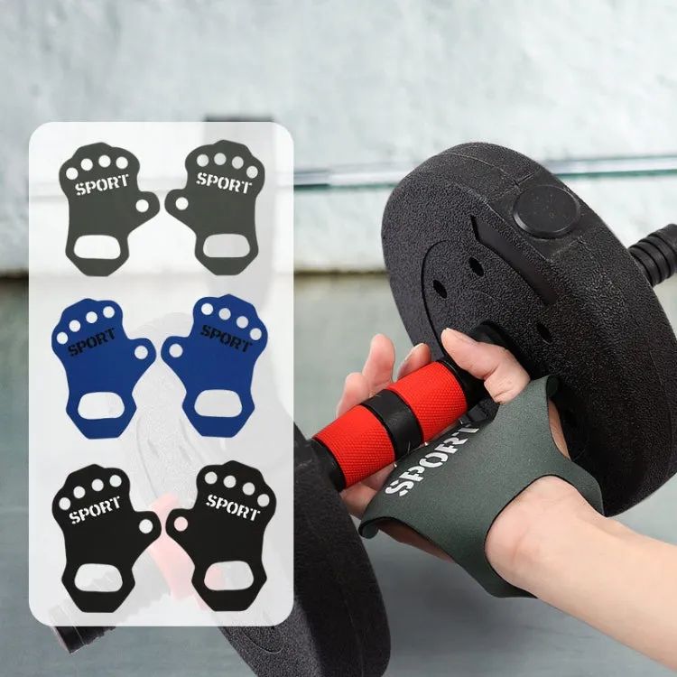 1pair Thin Sports Fitness Anti-Wear And Anti-Slip Palm Protector, Color: S Blue