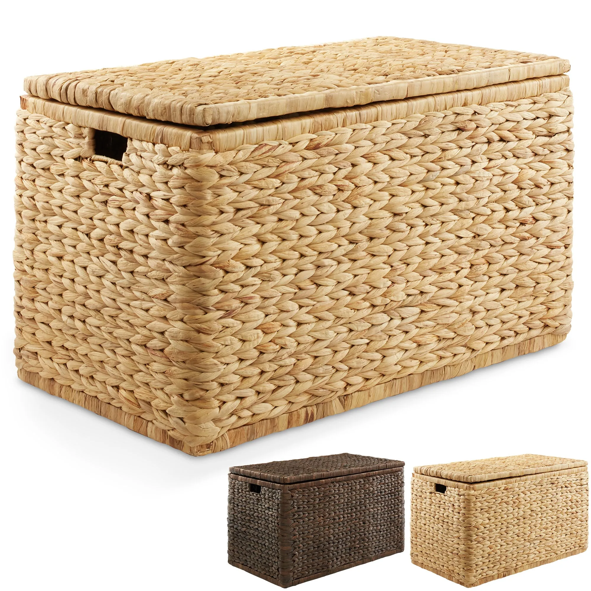 30" Water Hyacinth Storage Chest