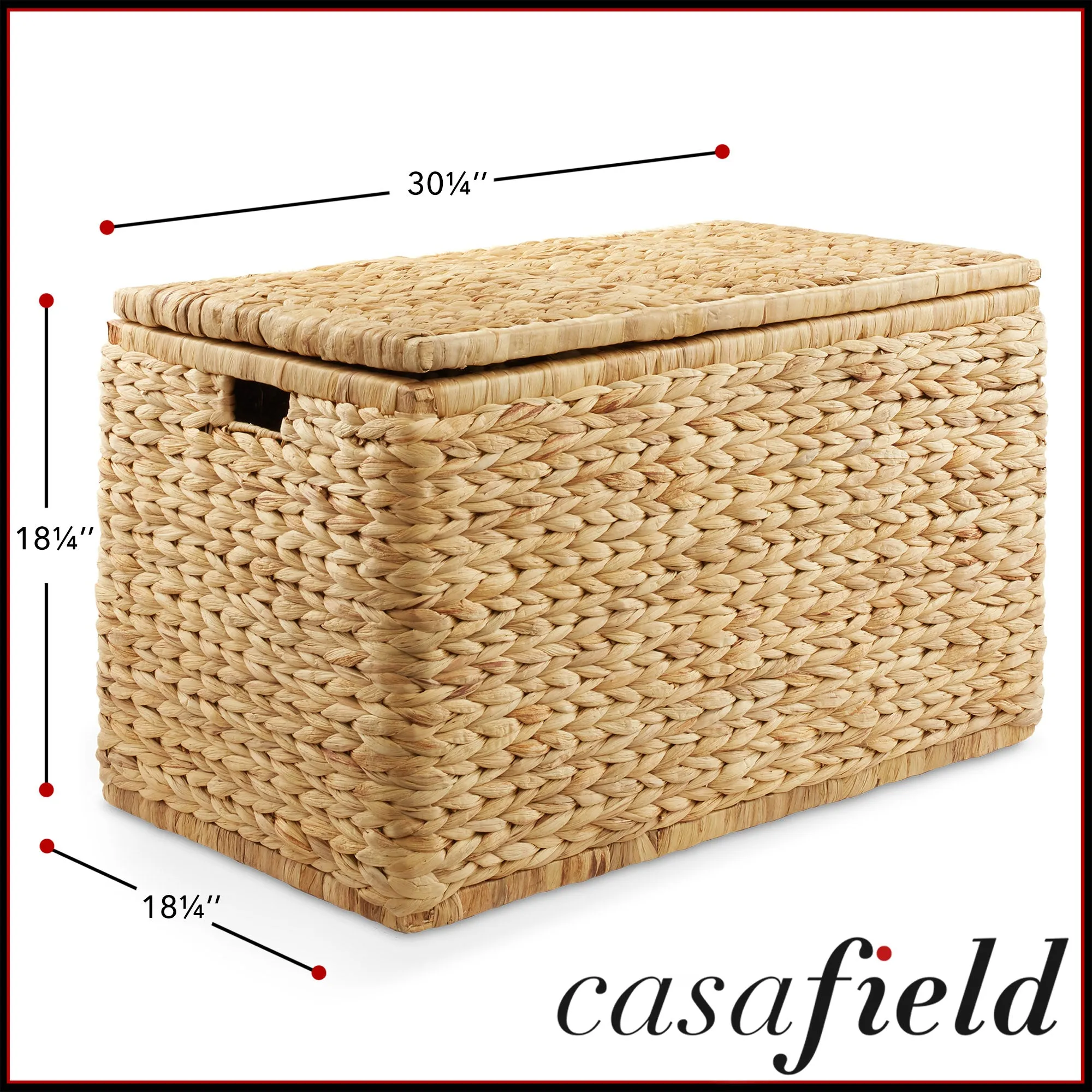30" Water Hyacinth Storage Chest