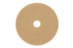 3M™ Tan Burnish Pad 3400, 17 in, 5/Case