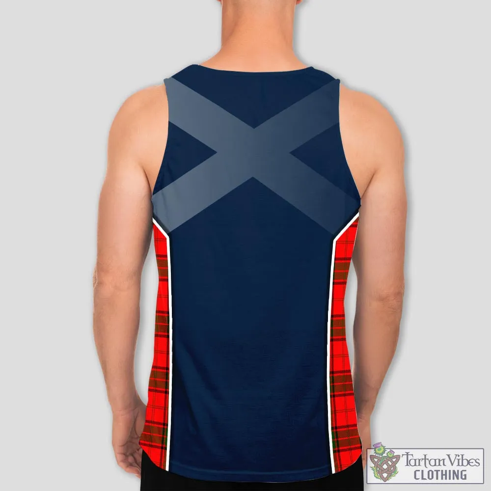 Adair Tartan Men's Tanks Top with Family Crest and Scottish Thistle Vibes Sport Style
