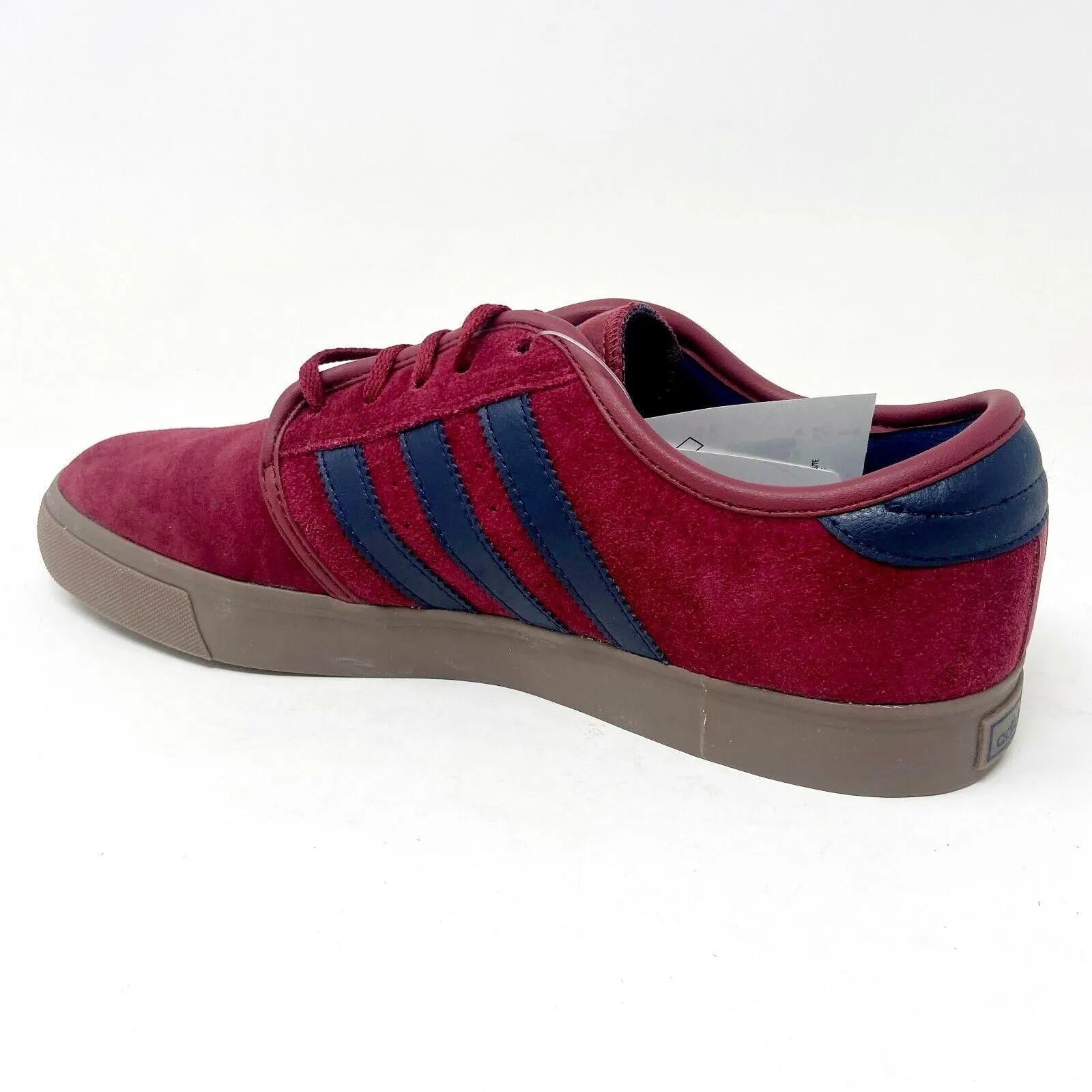 Adidas Originals Seeley Burgundy Navy Gum Mens Size 9 Skateboarding Shoes C75709