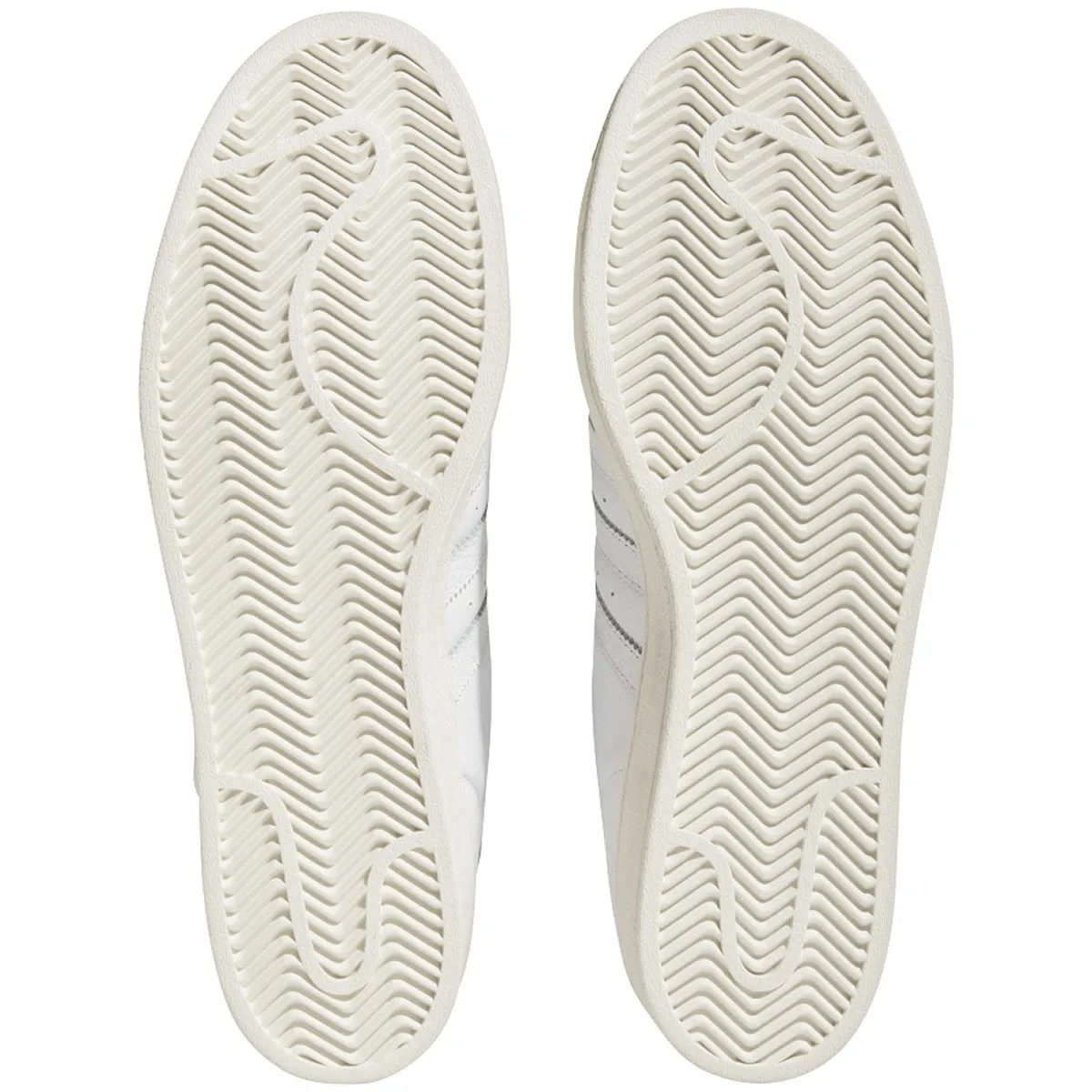 Adidas Superstar ADV Skateboard Shoe - White/White/Gold Metallic