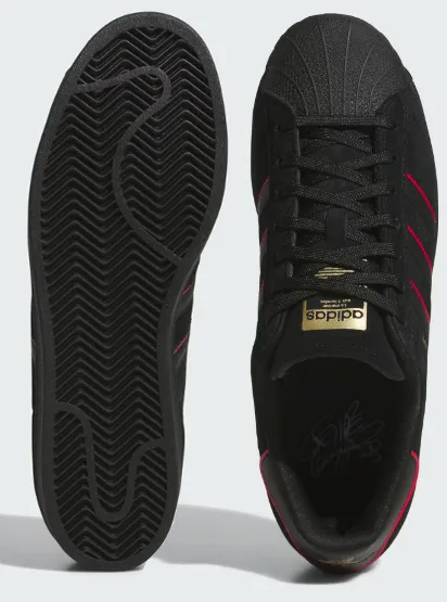 Adidas - Superstar ADV x Felipe Gustavo Shoes | Black Red