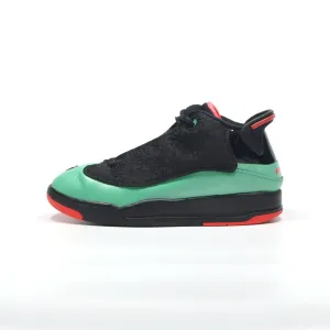 Air Jordan Dub Zero Sneakers Leather Black Color For Kids