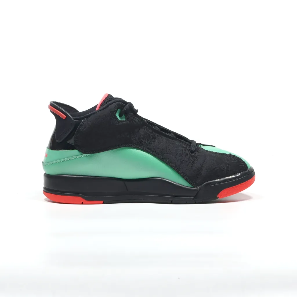 Air Jordan Dub Zero Sneakers Leather Black Color For Kids