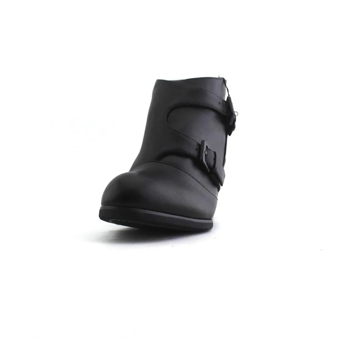 ALL BLACK TWIN DOUBLE BOOTIE BLACK