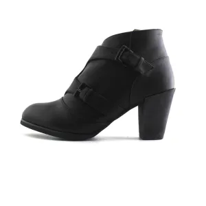 ALL BLACK TWIN DOUBLE BOOTIE BLACK