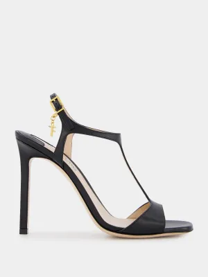 Angelina Shiny Leather Sandal