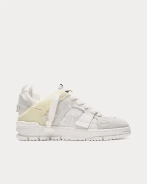Area Patchwork White / White Low Top Sneakers