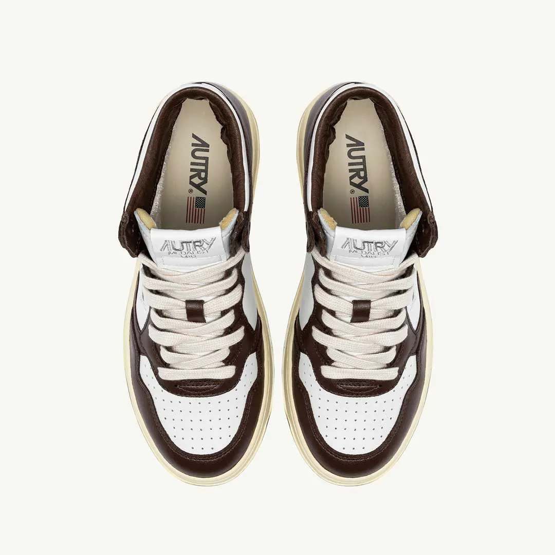 AUTRY Medalist Mid top sneakers - hvid / chestnut
