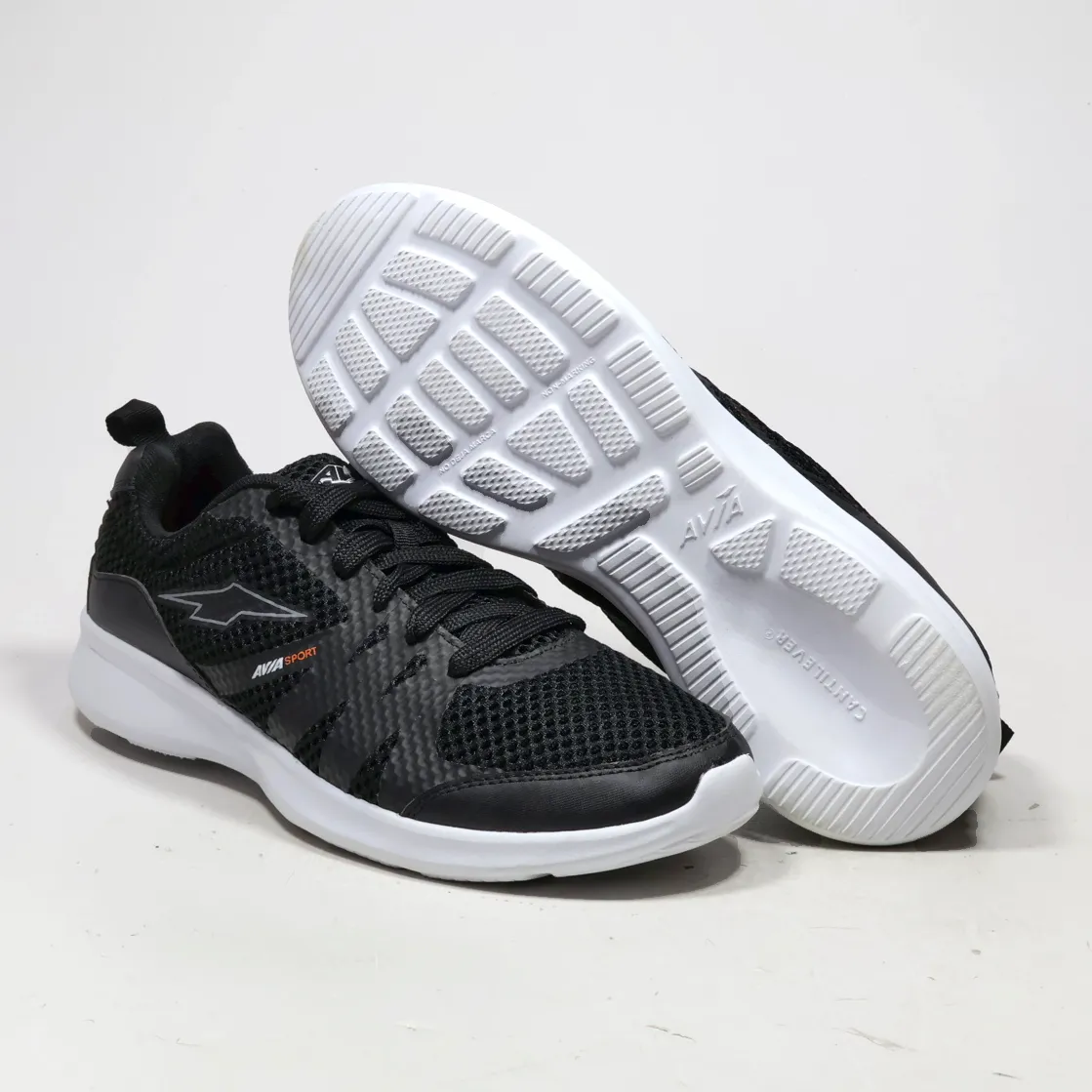 Avia Sport Sport Shoes Fabric Black Colour For Men