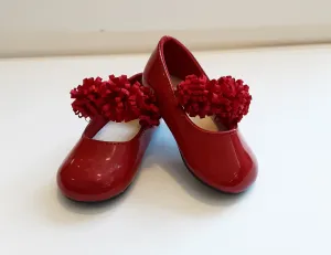 Baby Deer Shiny Shoe with Ribbon