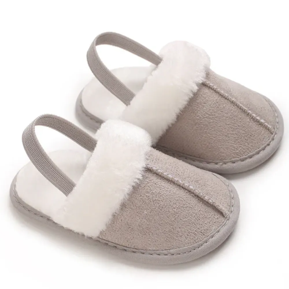 Baby Slip On Soft Fur Slides