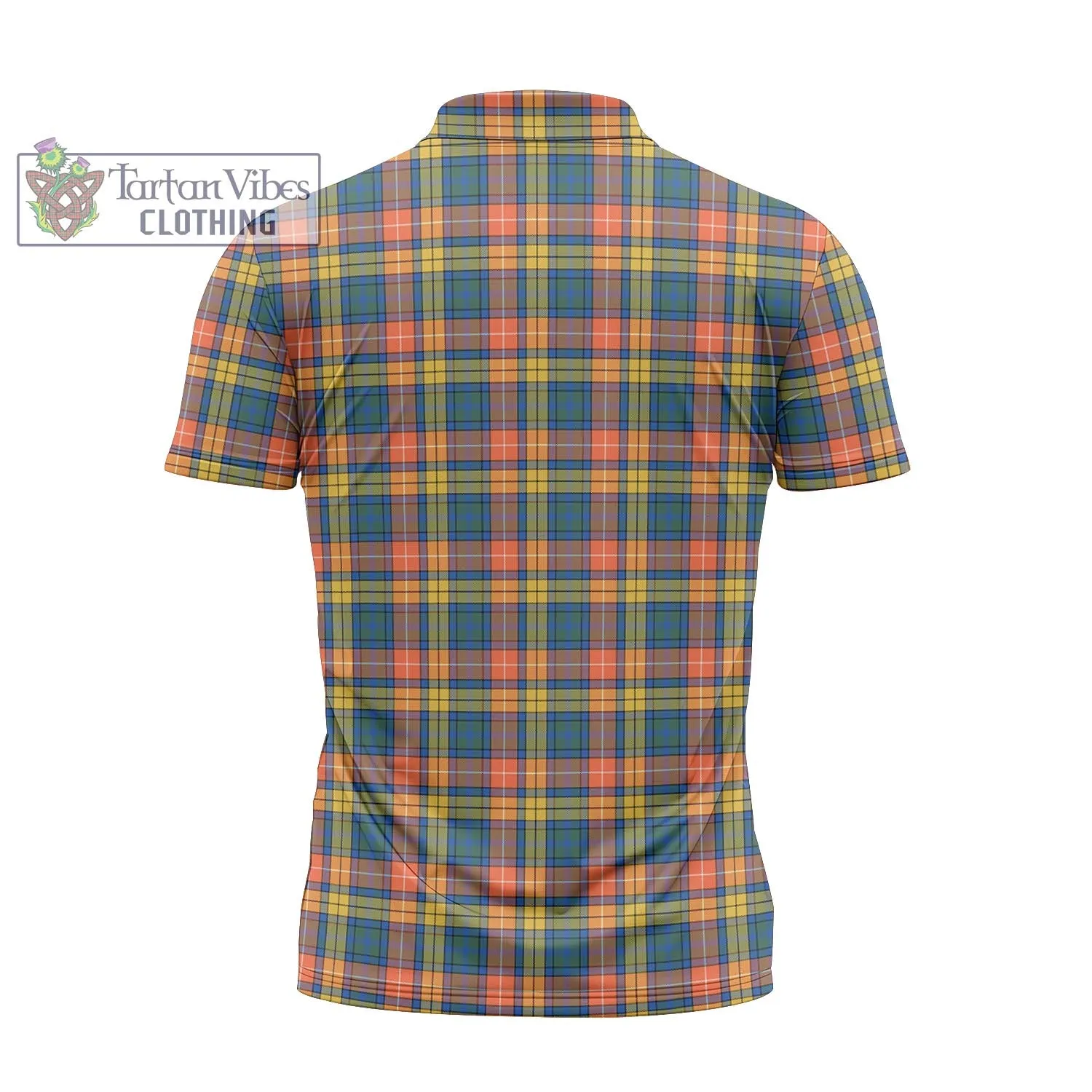 Buchanan Ancient Tartan Zipper Polo Shirt