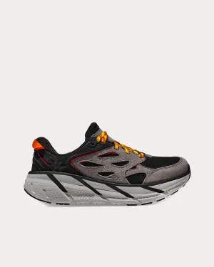 Clifton L Suede Black / Lunar Rock Running Shoes