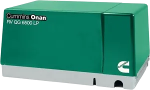 Cummins Onan QG 6500 6.5kW RV Generator 6.5HGJAB-904 RV Propane Single Phase 120 Volt Air Cooled New