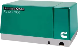 Cummins Onan QG 7000 7kW RV Generator 7.0HGJAB-6756 RV Gasoline Single Phase 120 Volt Air Cooled EVAP New