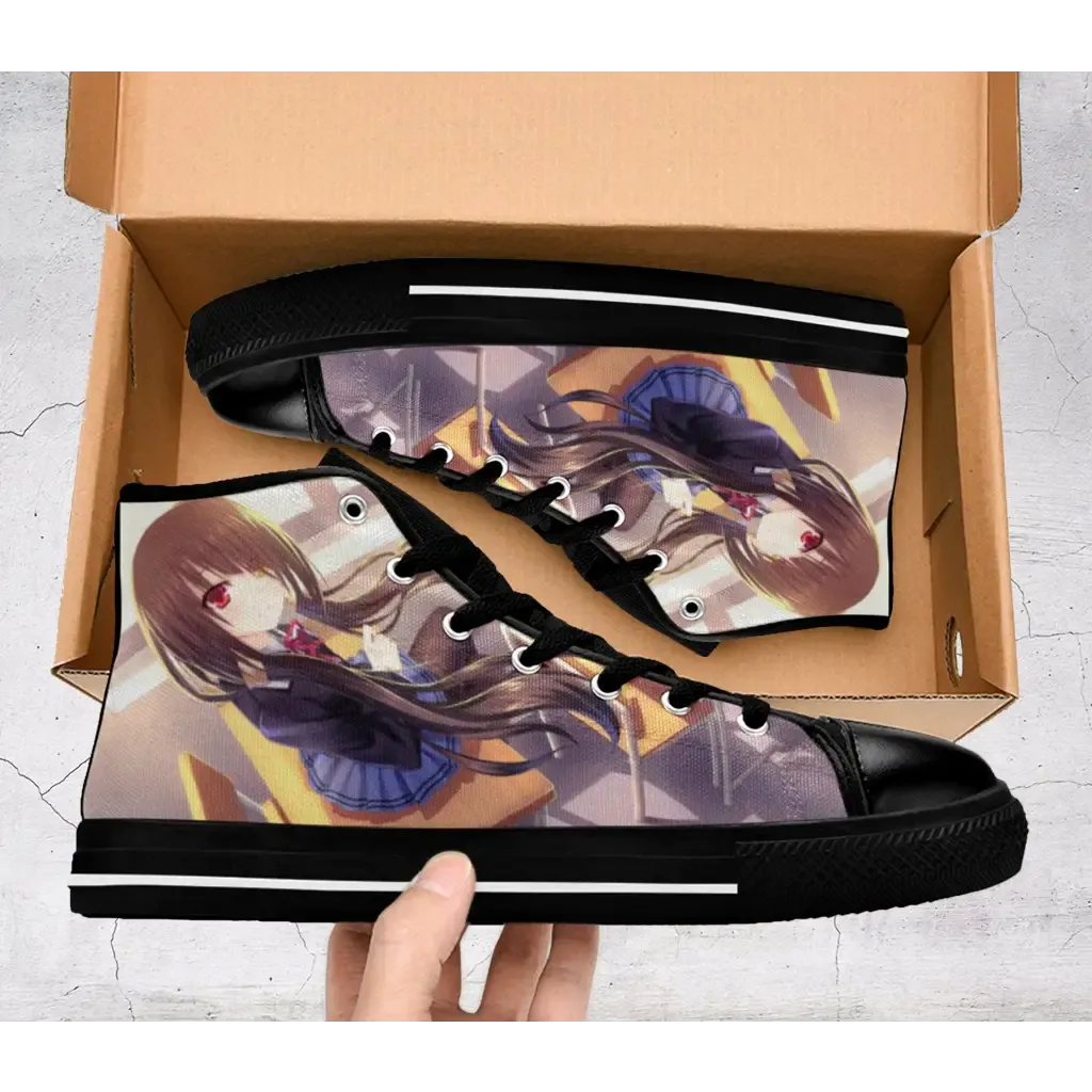 Date A Live Kurumi Tokisaki Shoes High Top Sneakers for Kids and Adults