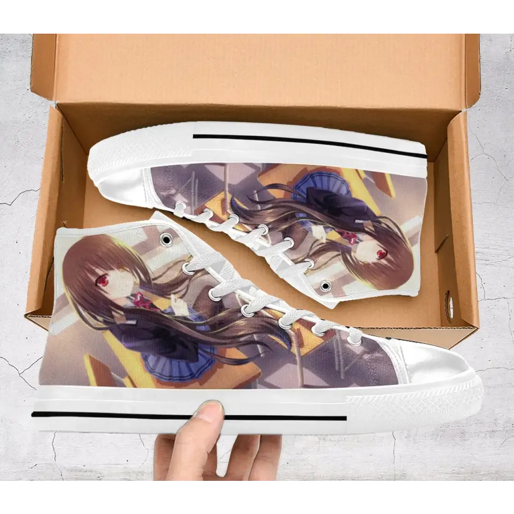 Date A Live Kurumi Tokisaki Shoes High Top Sneakers for Kids and Adults