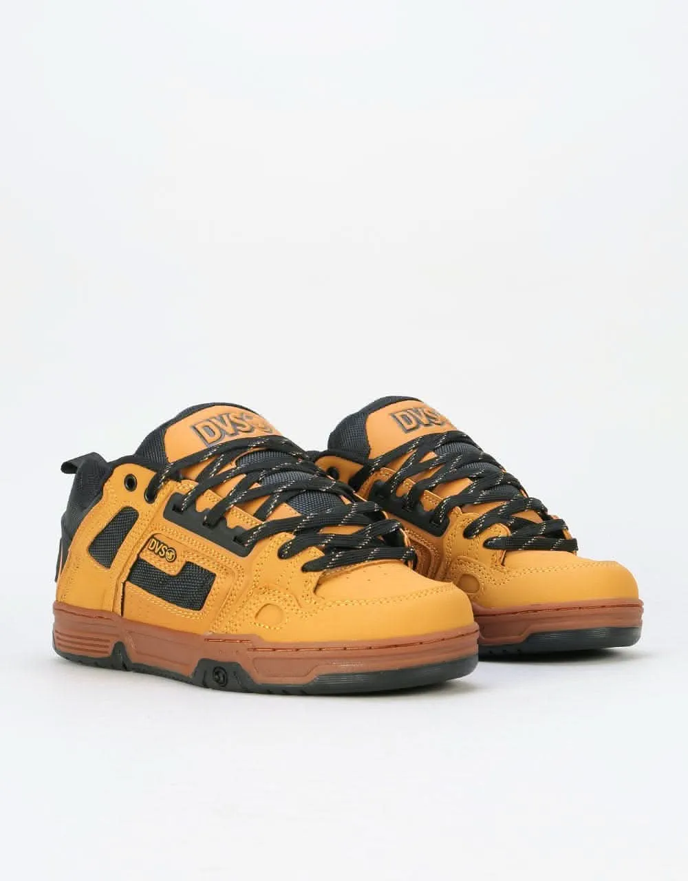 DVS Commanche Skate Shoes - Chamois/Black/Gum Nubuck