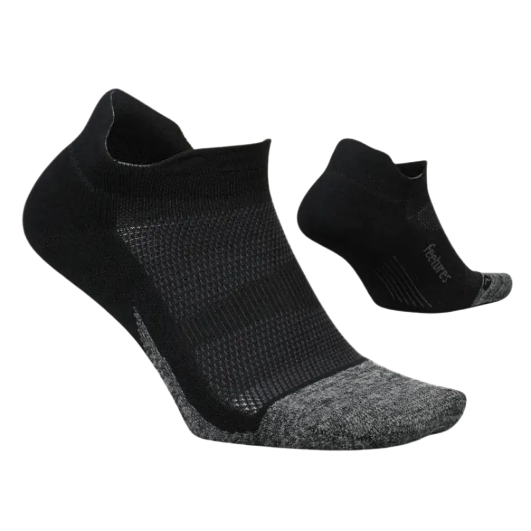 Feetures - Elite Light Cushion No-Show Tab - Black