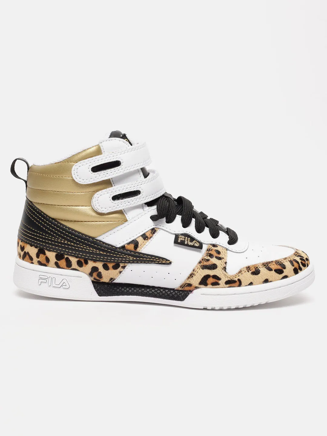 Fila Olive/Black F-14 Leopard Women's Basket Ball Shoes