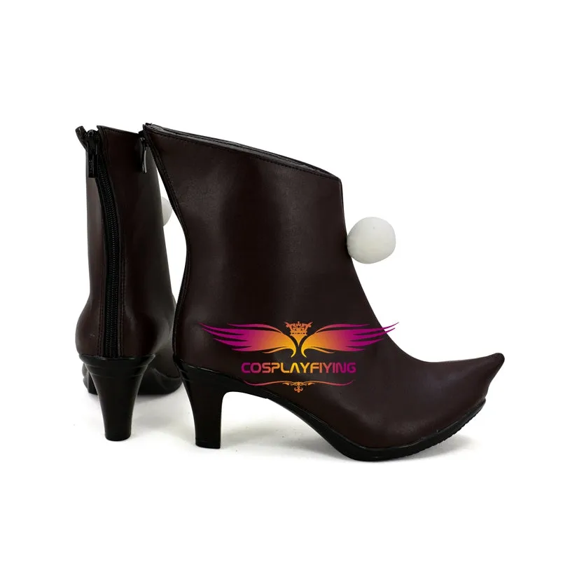 Game LOL League of Legends the Fae Sorceress Lulu Cosplay Shoes Boots Custom Made for Adult Men and Women Halloween Carnival