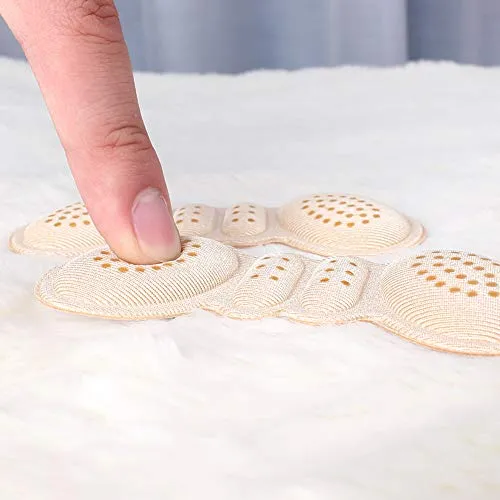 Gel Heel Cushion Inserts – High Heel Shoe Pads – Heel Grip Liner Insert (3mm Thickness, Black)