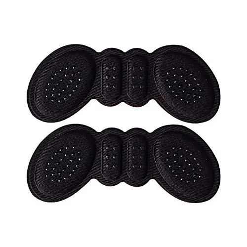Gel Heel Cushion Inserts – High Heel Shoe Pads – Heel Grip Liner Insert (3mm Thickness, Black)