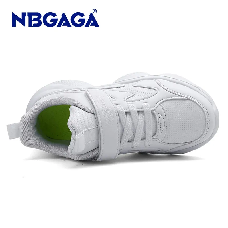 Girls Shoes Autumn Boys White Shoe Casual Running kids Anti-Slip Soft