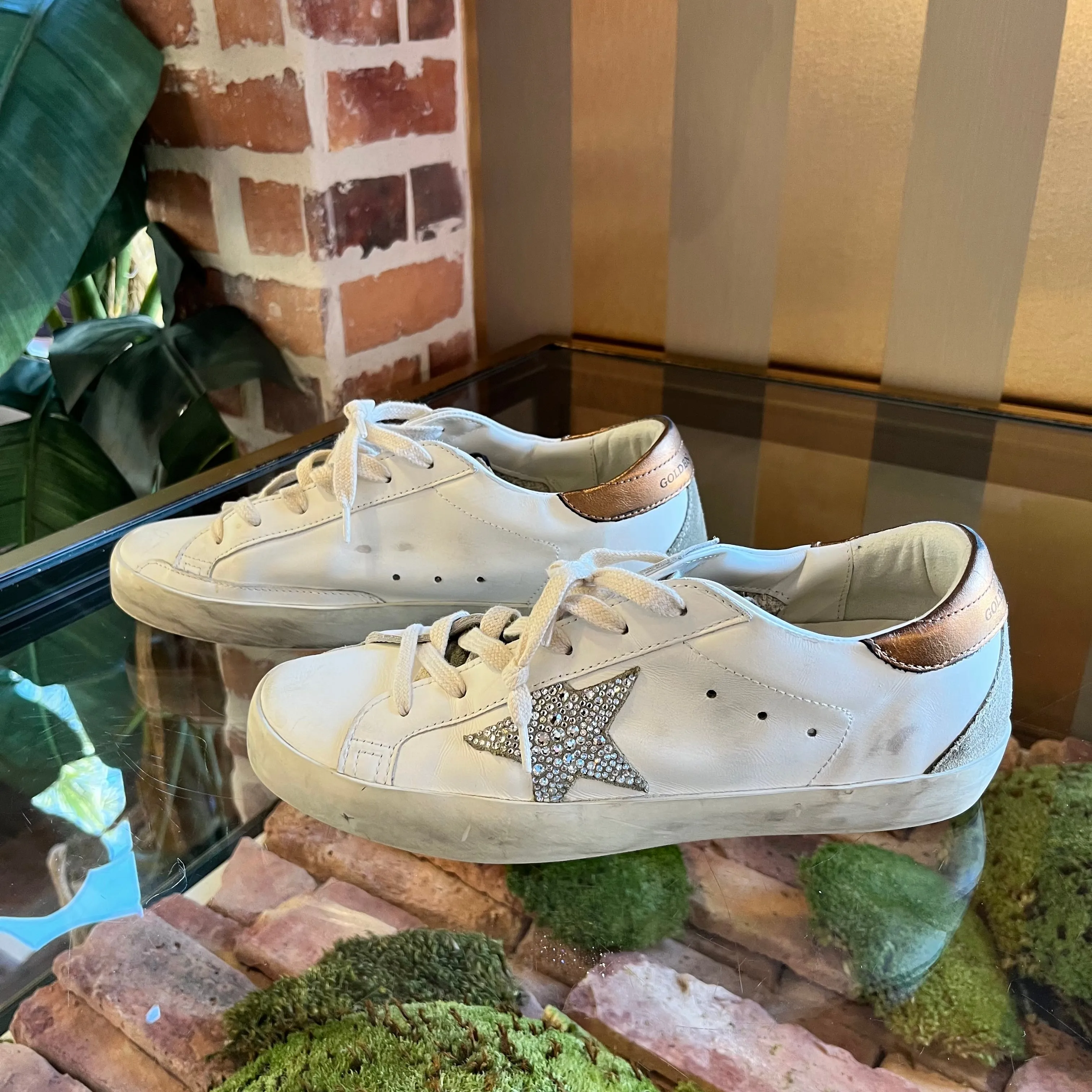 GOLDEN GOOSE Superstar Silver Star 39