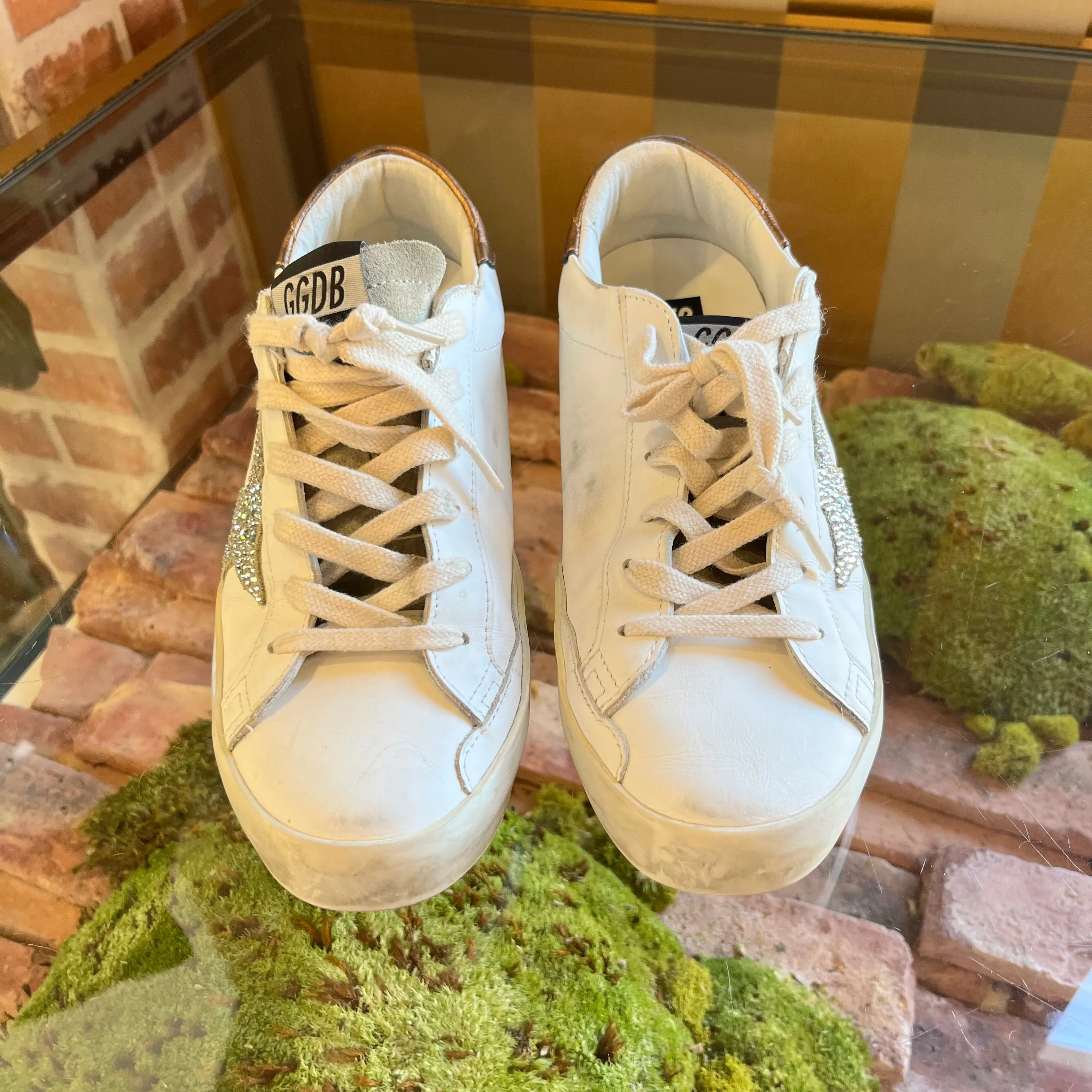 GOLDEN GOOSE Superstar Silver Star 39