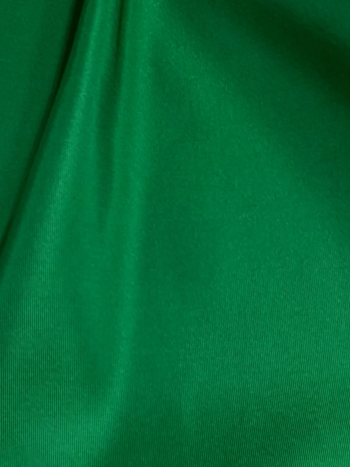 Green Italian Satin Faille Fabric