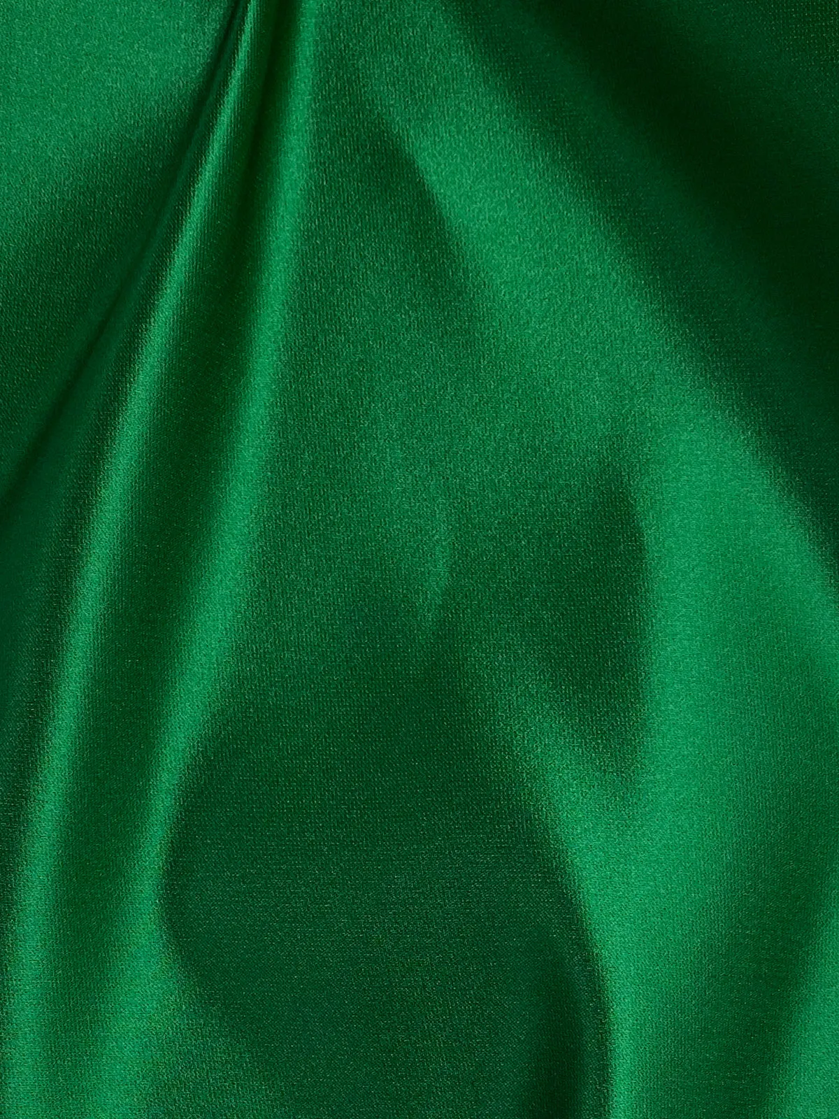 Green Italian Satin Faille Fabric