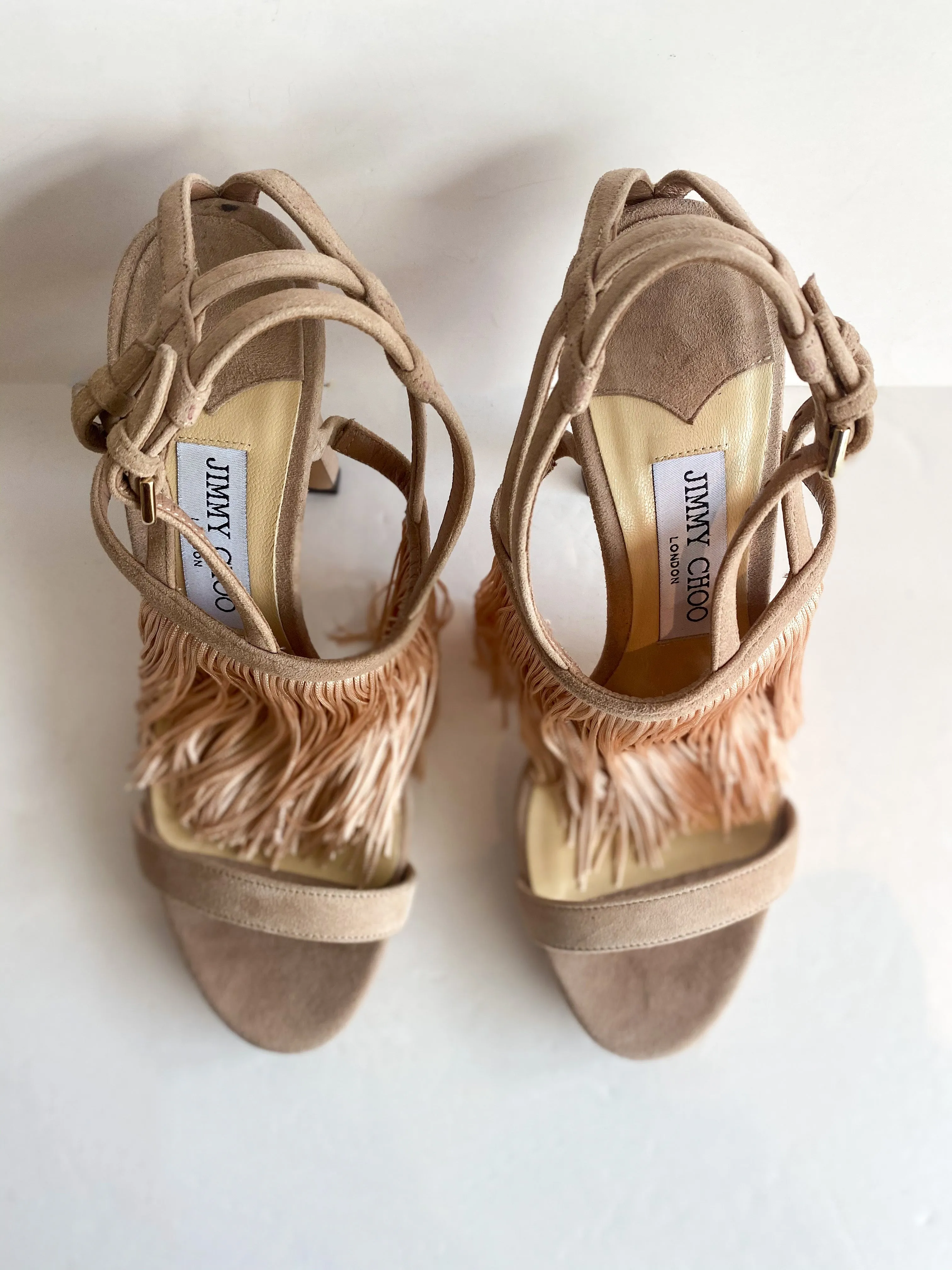 Jimmy Choo Farrah Fringe Heels