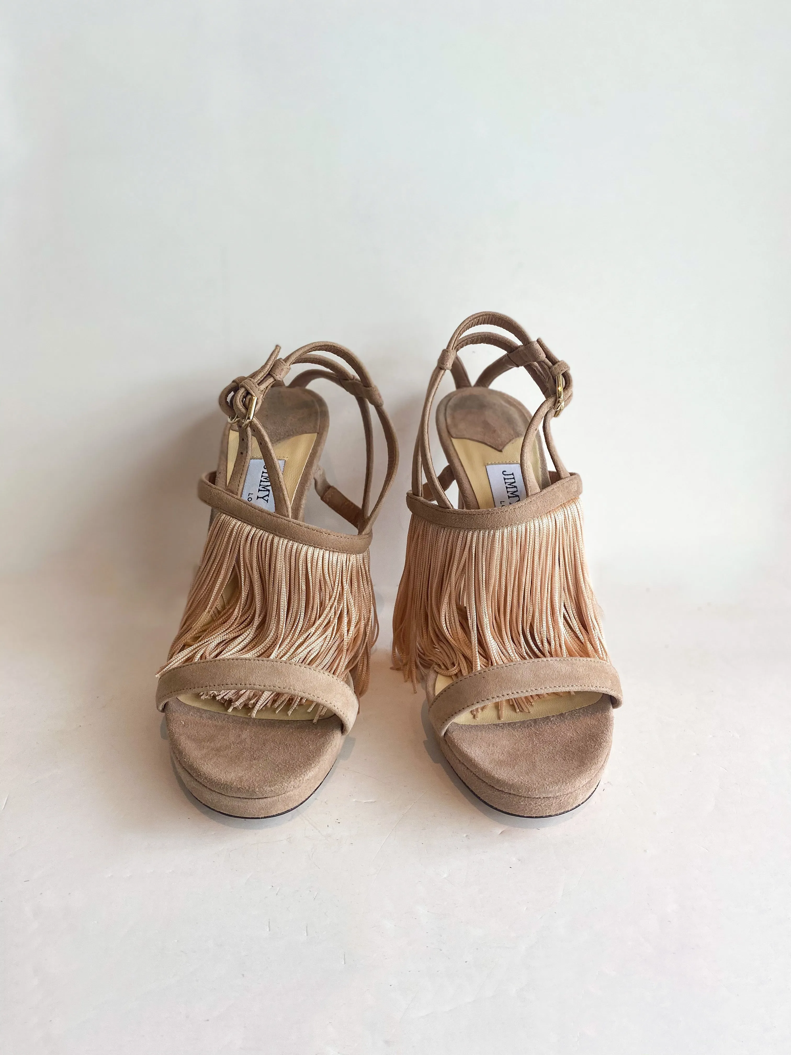 Jimmy Choo Farrah Fringe Heels