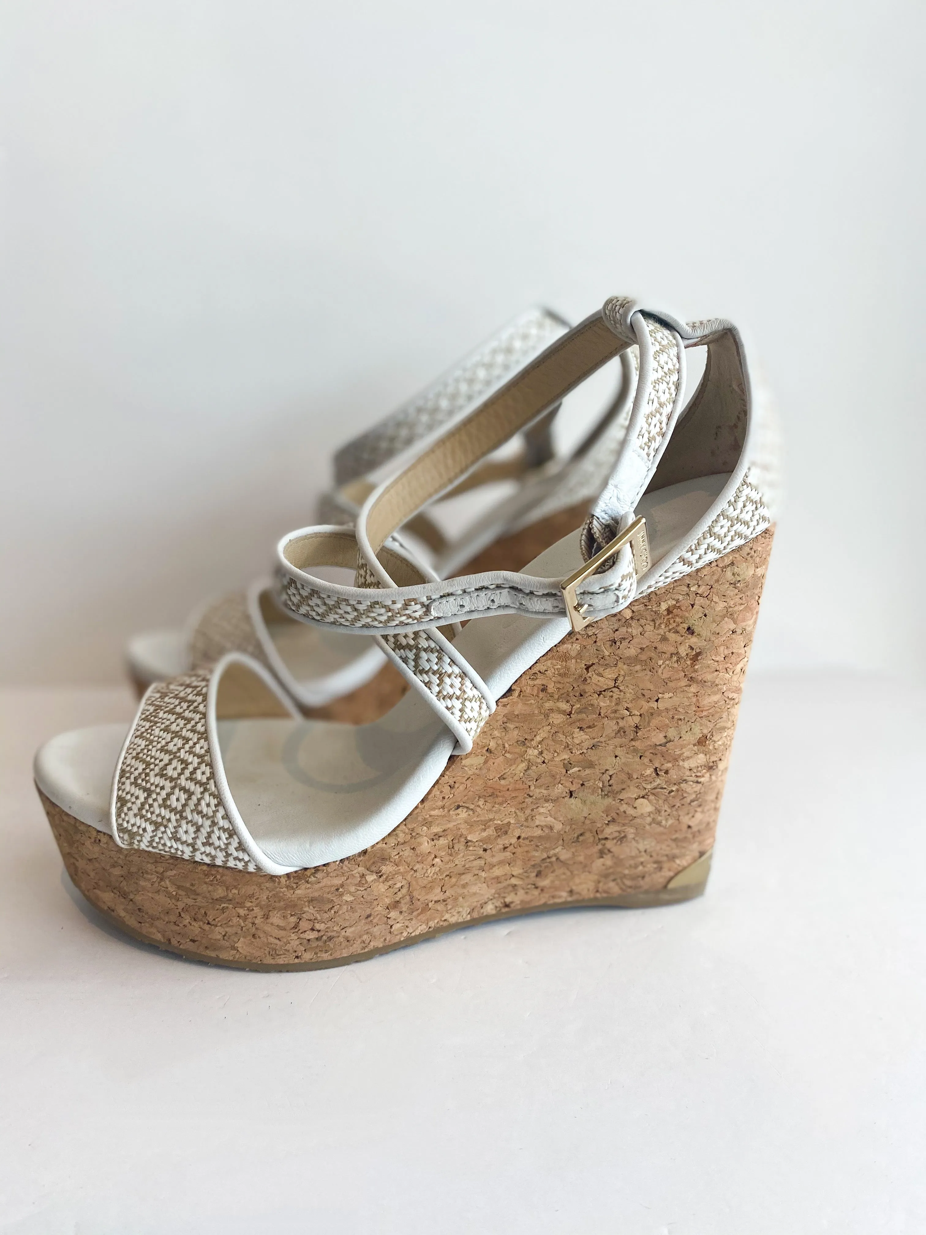 Jimmy Choo Printed Wedges