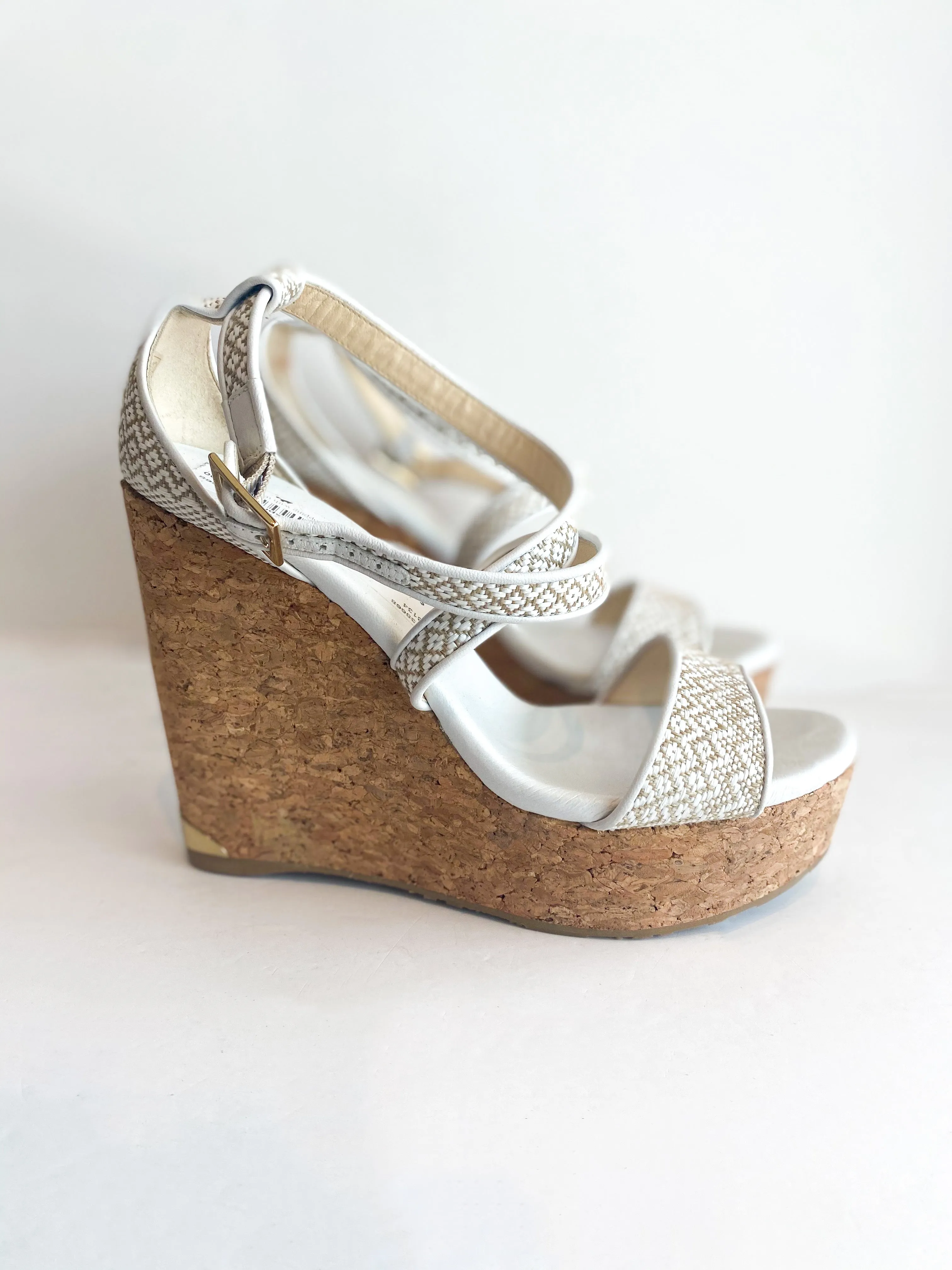 Jimmy Choo Printed Wedges