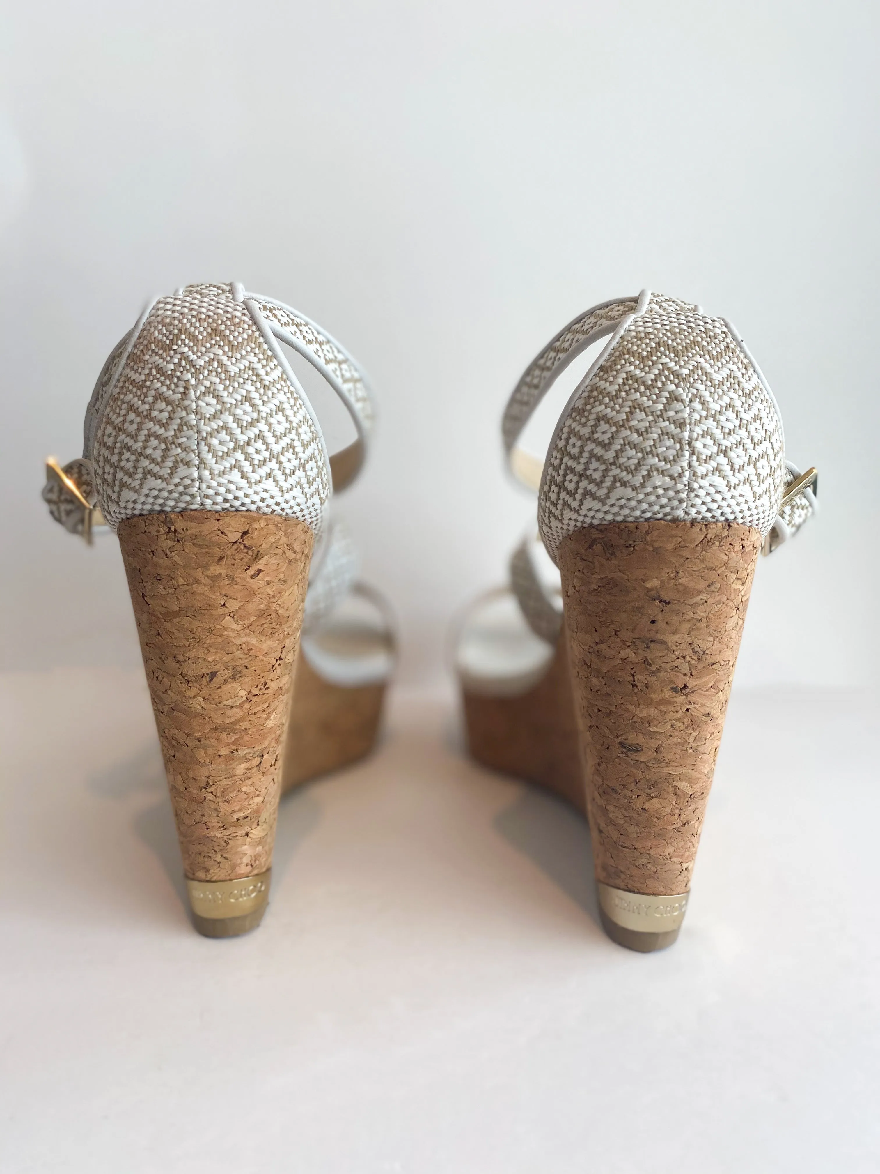 Jimmy Choo Printed Wedges