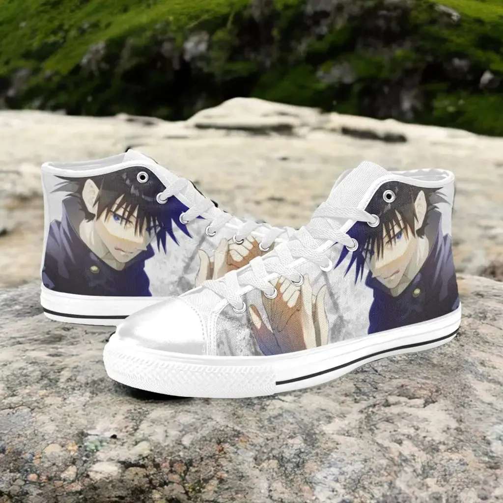 Jujutsu Kaisen Megumi Fushiguro Shoes High Top Sneakers for Kids and Adults