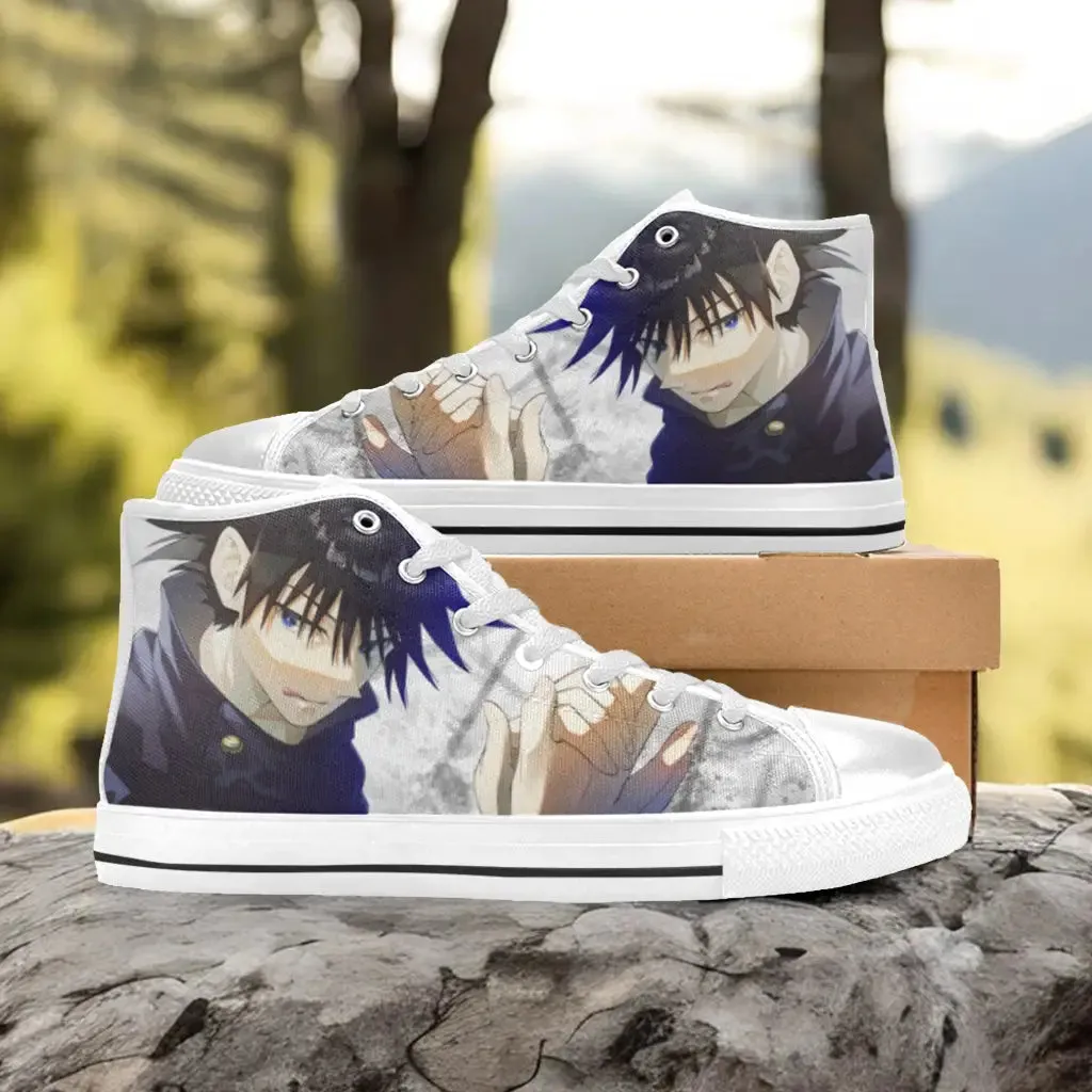 Jujutsu Kaisen Megumi Fushiguro Shoes High Top Sneakers for Kids and Adults