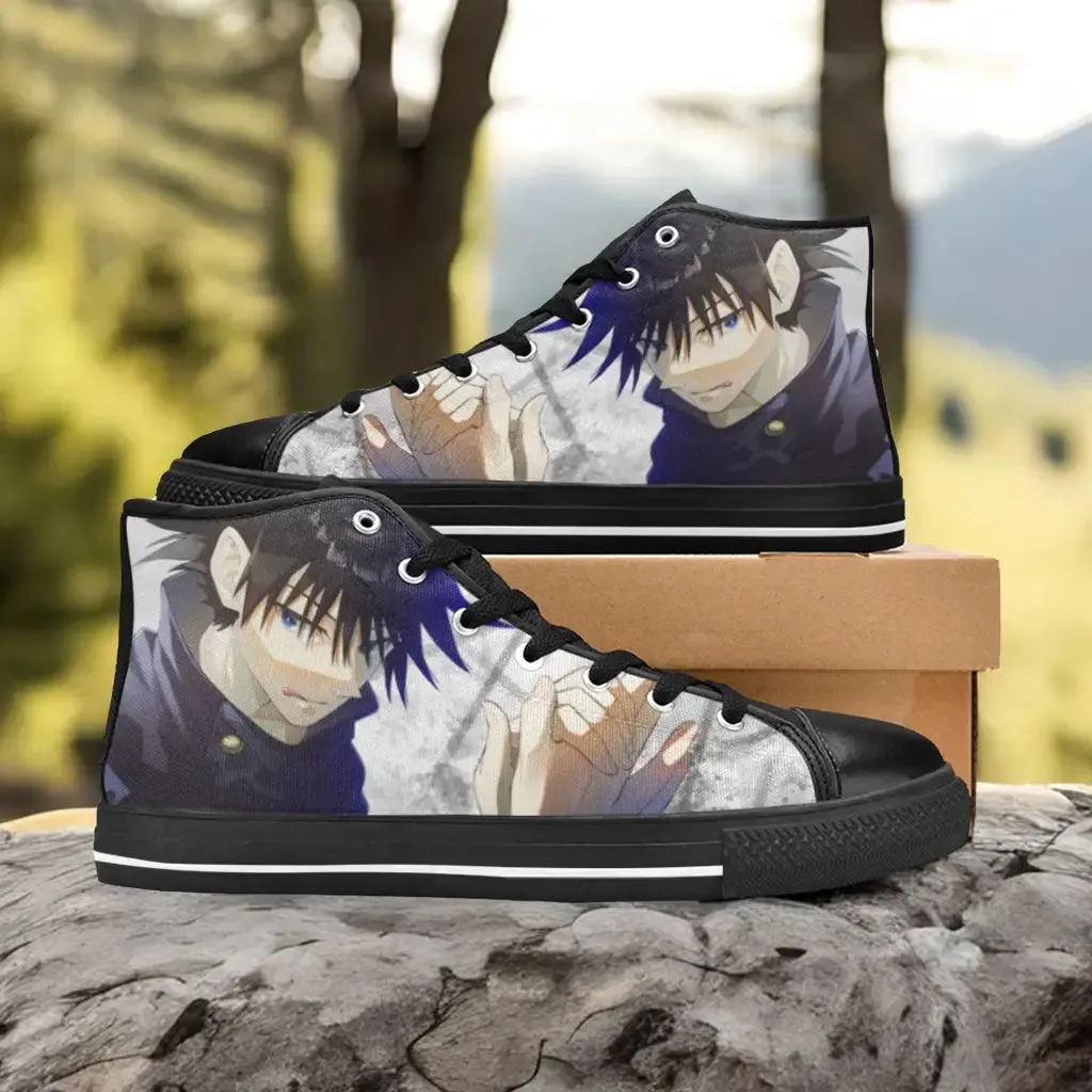Jujutsu Kaisen Megumi Fushiguro Shoes High Top Sneakers for Kids and Adults