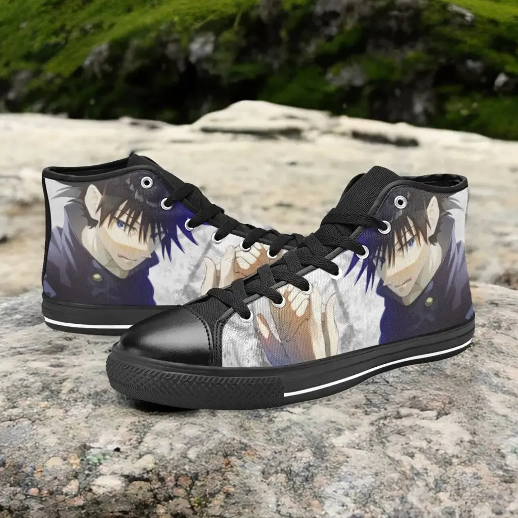 Jujutsu Kaisen Megumi Fushiguro Shoes High Top Sneakers for Kids and Adults