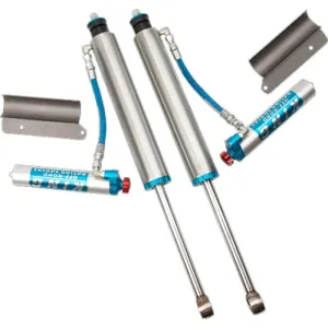 King 2.5 Dia. Rear Remote Reservoir Shocks for 89-97 Land Cruiser 80