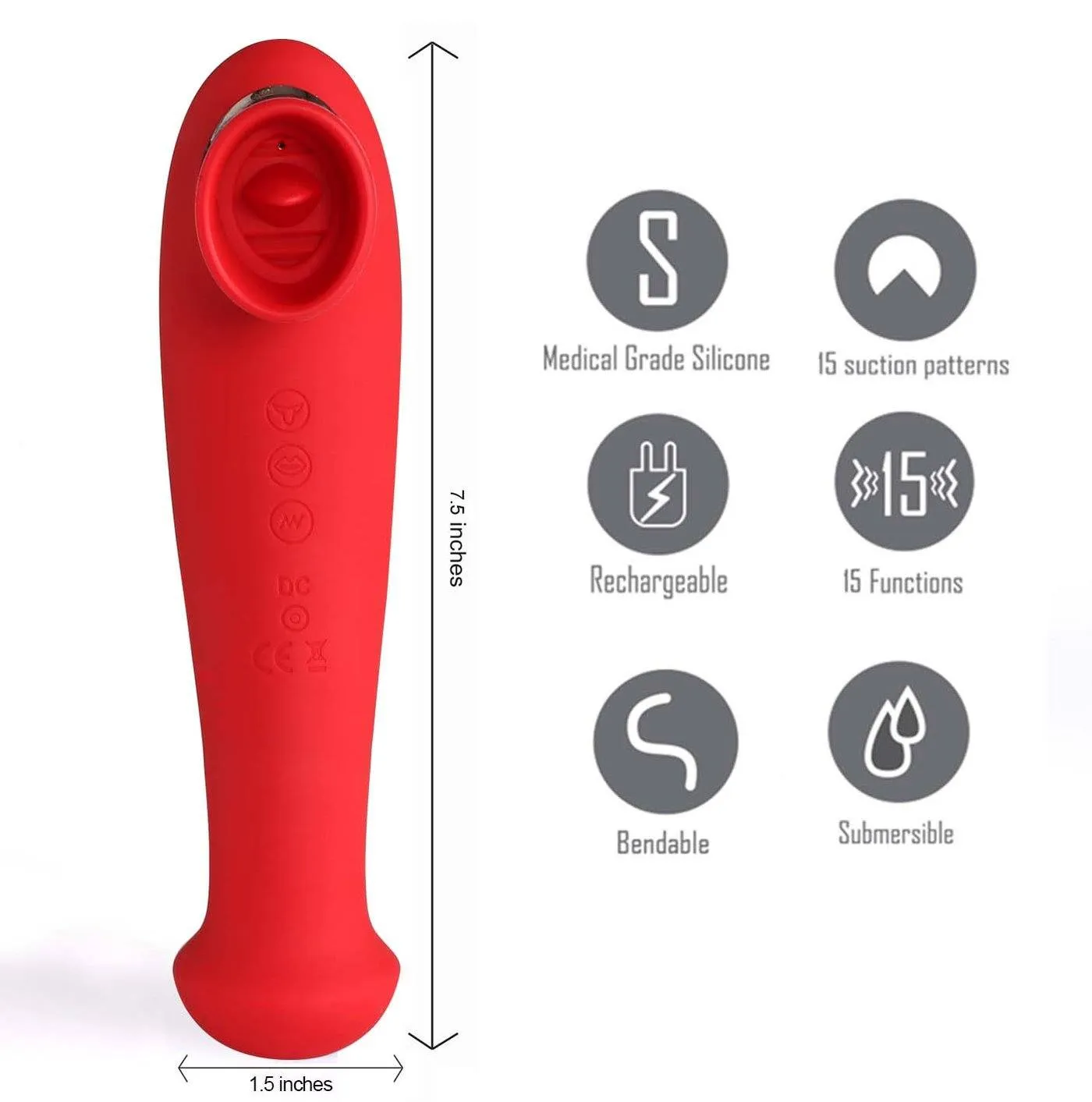 Maia Destiny Suction Vibrator & Oral Simulator
